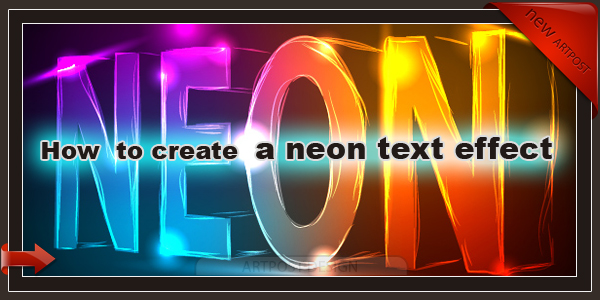 Как создать неоновый текстовый эффект