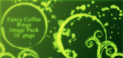 Кисти - Следы от кофе с завитушками (+ исходники) / Fancy Coffee Rings Brushes + Image Pack