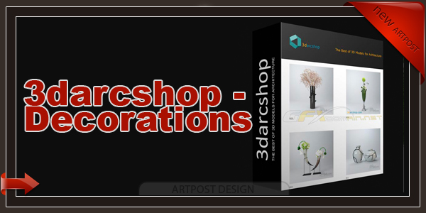 3darcshop - Decorations 1-100 Models for 3ds Max