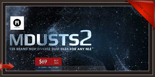 motionVFX - mDusts2: 125 Brand New Diverse Dust Files For Any NLE