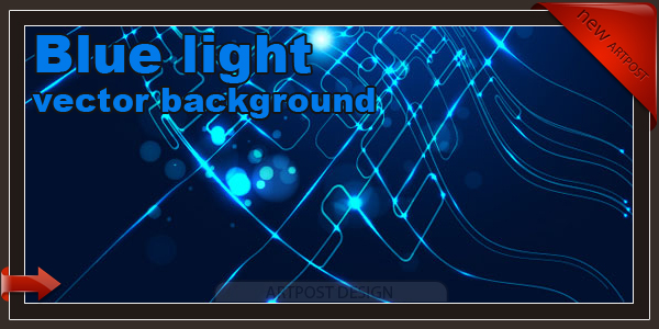 Blue light vector background 