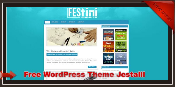 Free WordPress Theme Festinil
