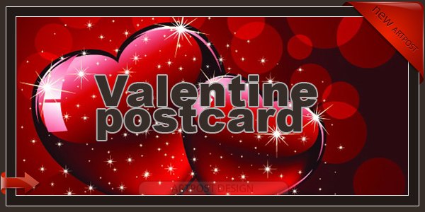 Valentine postcard