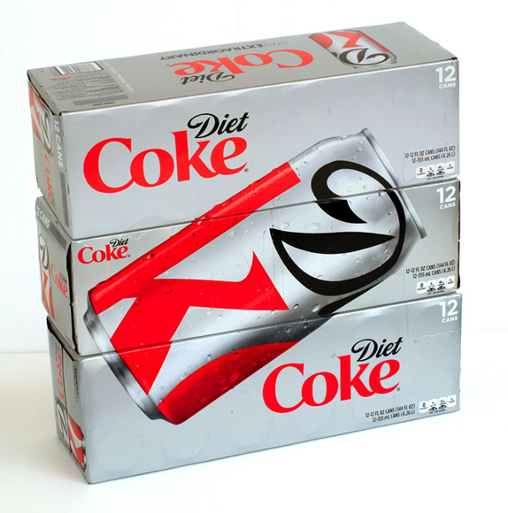Новый дизайн Diet Coke
