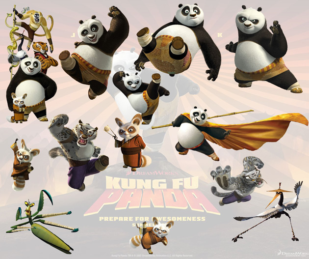 Kung fu Panda PSD