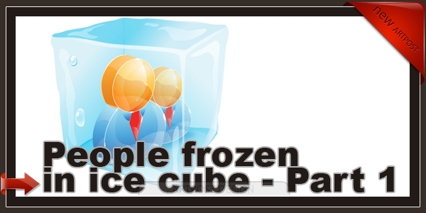 Люди, замороженные в кубике льда – часть 1